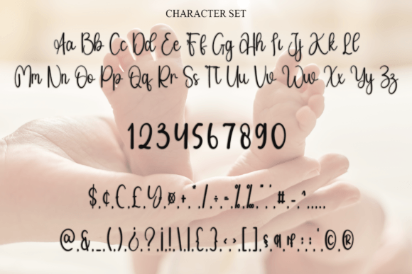Kawai Font PNG with transparent background - Preview 5
