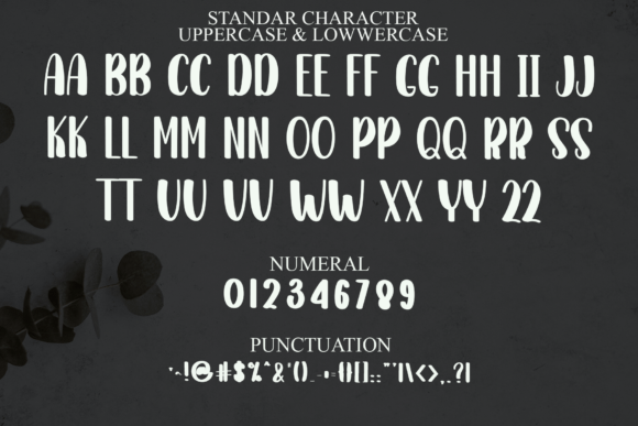 Minimalist Highlight Font PNG with transparent background - Preview 2