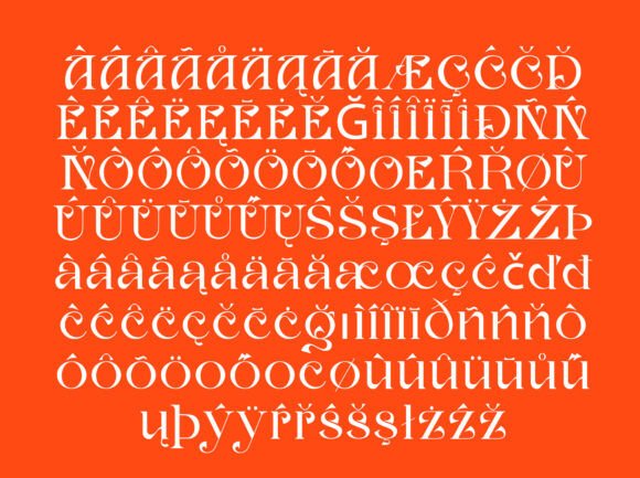 Outlasting Font PNG with transparent background - Preview 2
