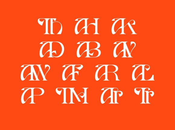 Outlasting Font PNG with transparent background - Preview 4