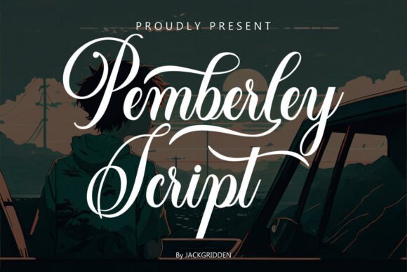 Pemberley Font PNG with transparent background - Preview 1