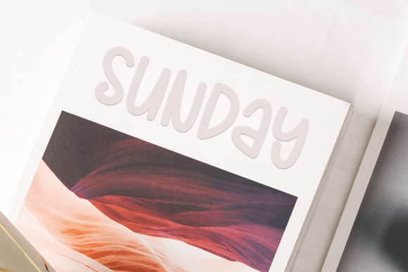 Pink Winter Font PNG with transparent background - Preview 4
