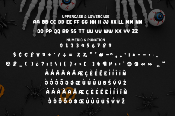 Reborn Halloween Font PNG with transparent background - Preview 6