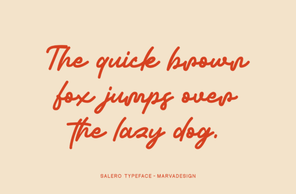 Salero Font PNG with transparent background - Preview 5