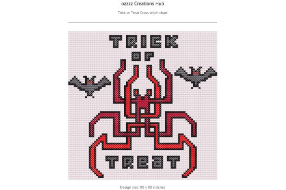 Trick or Treat Stitch Pattern Ozzzz