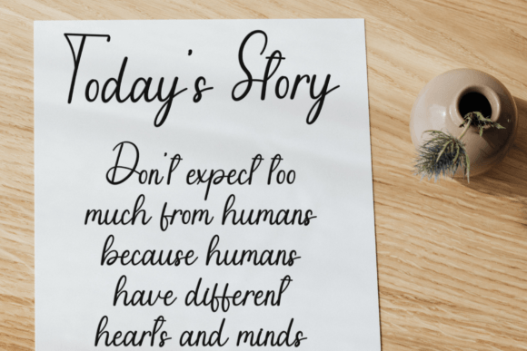 Calligraphy Font - Preview 1