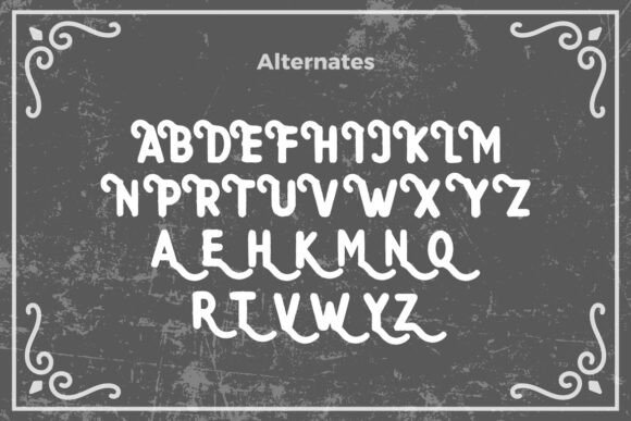 Aerought Font - Preview 5