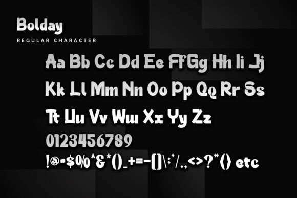 Bolday Font - Preview 6