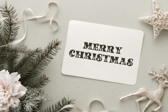 Candle Christmas Font - Preview 6