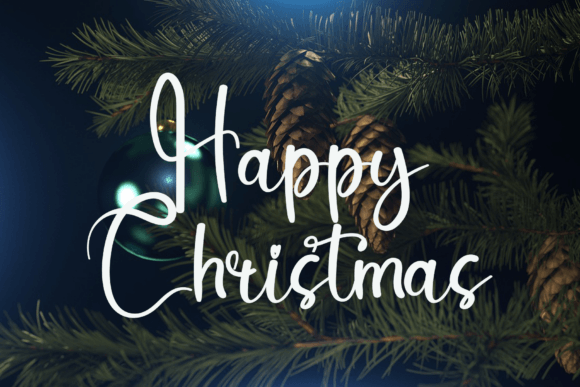 Candy Christmas Font - Preview 1