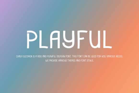 Chalk Glodren Font - Preview 1