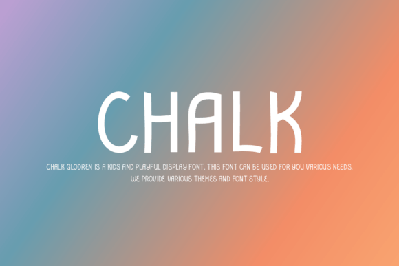 Chalk Glodren Font - Preview 2
