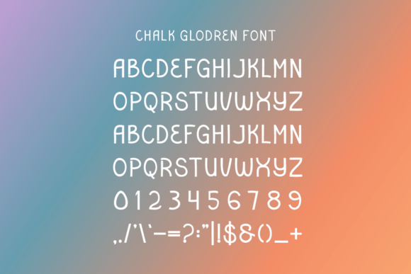 Chalk Glodren Font - Preview 4