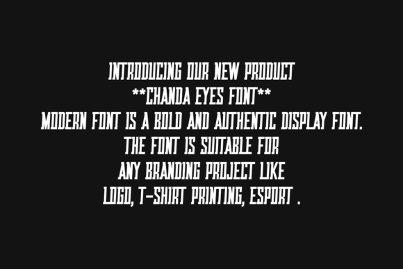 Chanda Eyes Font - Preview 2