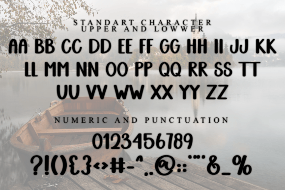 Charming Scenery Font - Preview 4