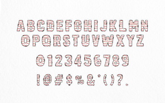 Christmas Cake Army Font - Preview 2