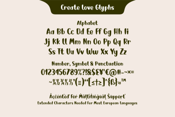 Create Love Font - Preview 4