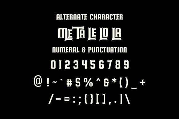 Devile Phonk Font - Preview 6