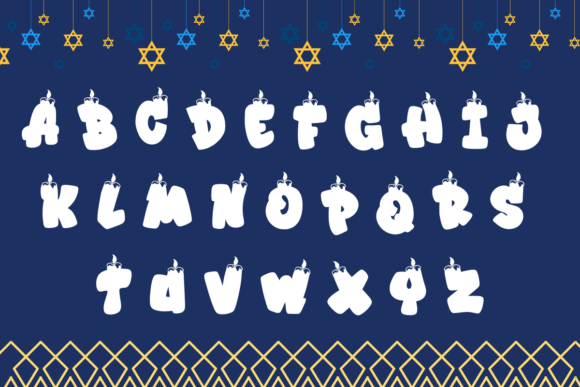 Happy Hanukkah Font - Preview 2