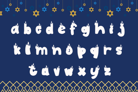 Happy Hanukkah Font - Preview 3
