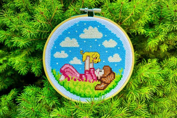 Little Girl with Puppy DIGITAL PDF Pattern