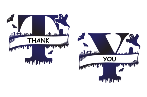 Monogram Helloween Font PNG with transparent background - Preview 4