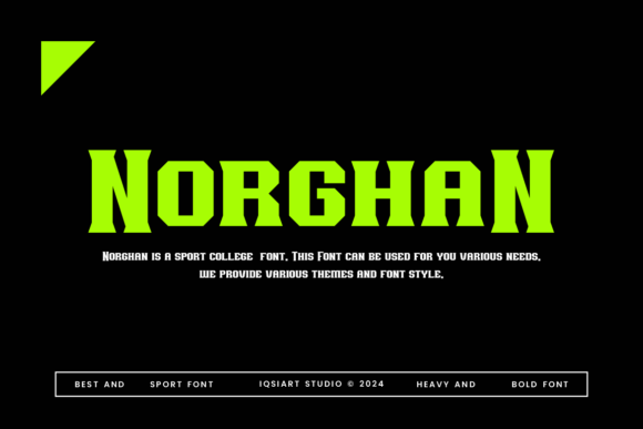 Norghan Font PNG with transparent background - Preview 2
