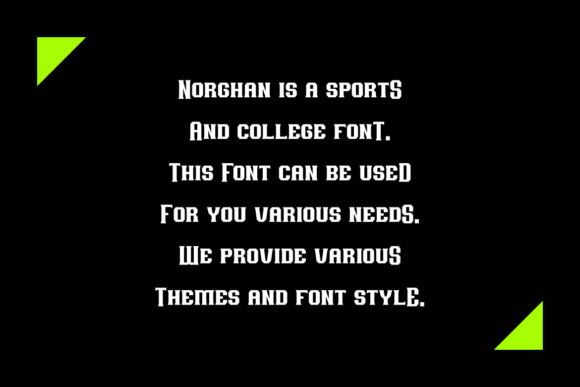 Norghan Font PNG with transparent background - Preview 3