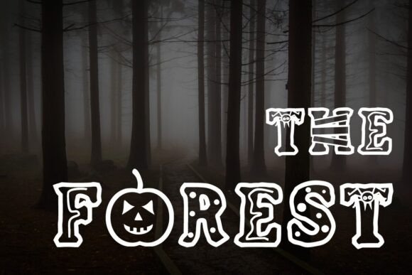 October Amazing Font PNG with transparent background - Preview 4