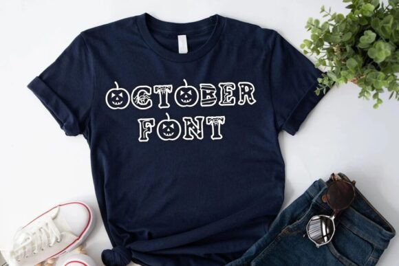 October Amazing Font PNG with transparent background - Preview 6
