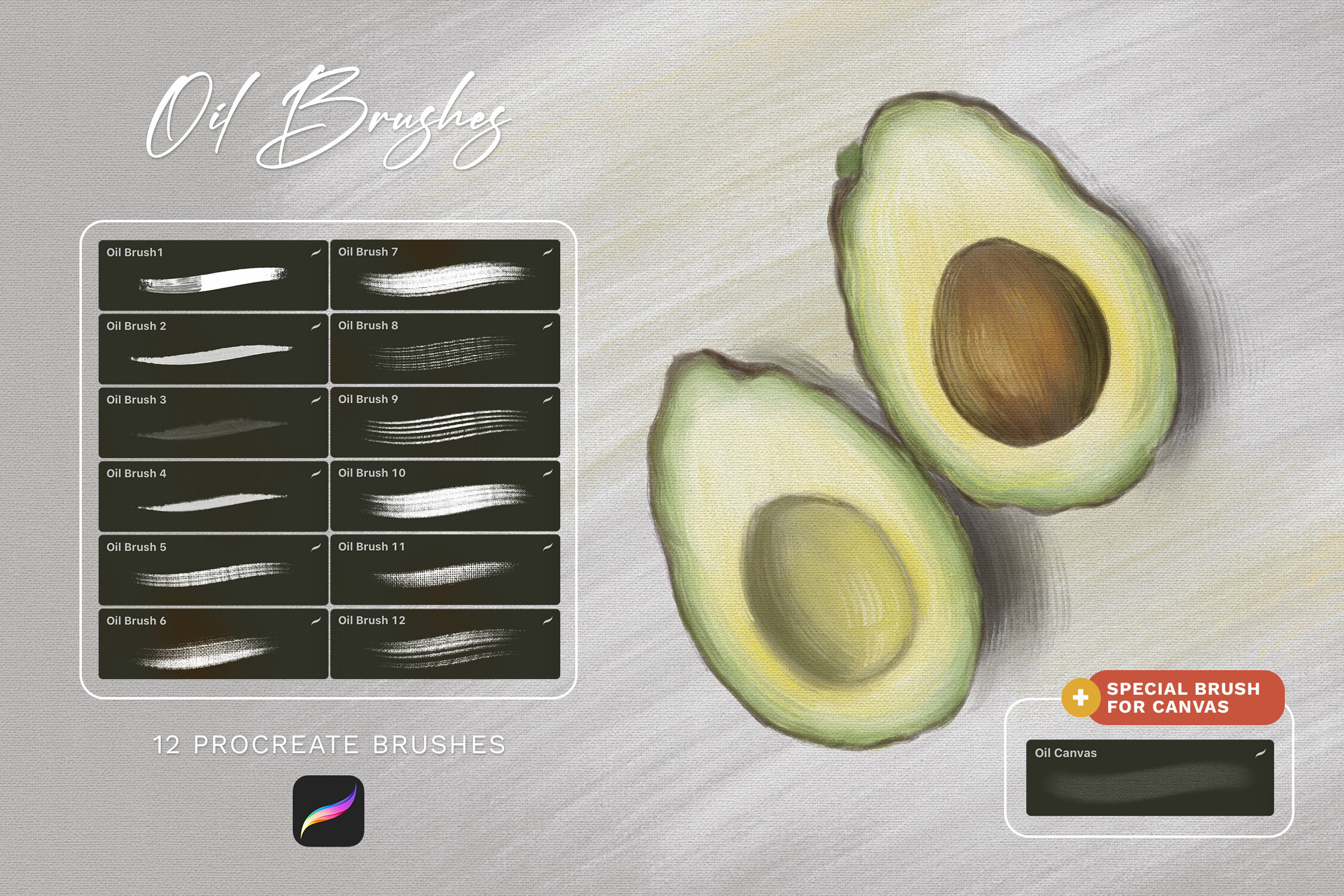 Oil Paint Procreate Brushes - photo 2