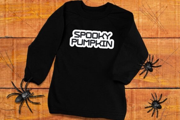 Pumpkin Seamless Font PNG with transparent background - Preview 2