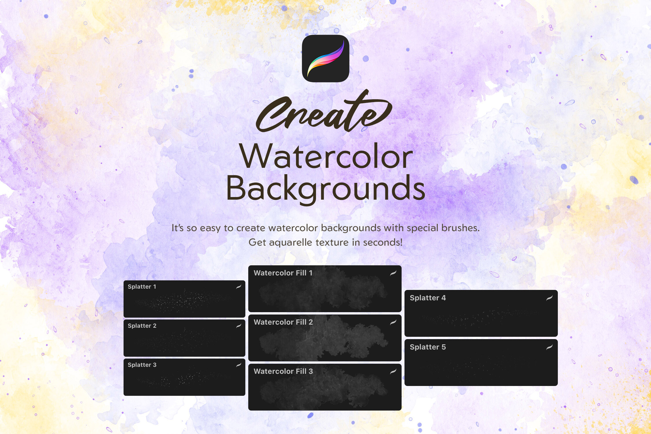 Realistic Watercolor Procreate Brushes - photo 5