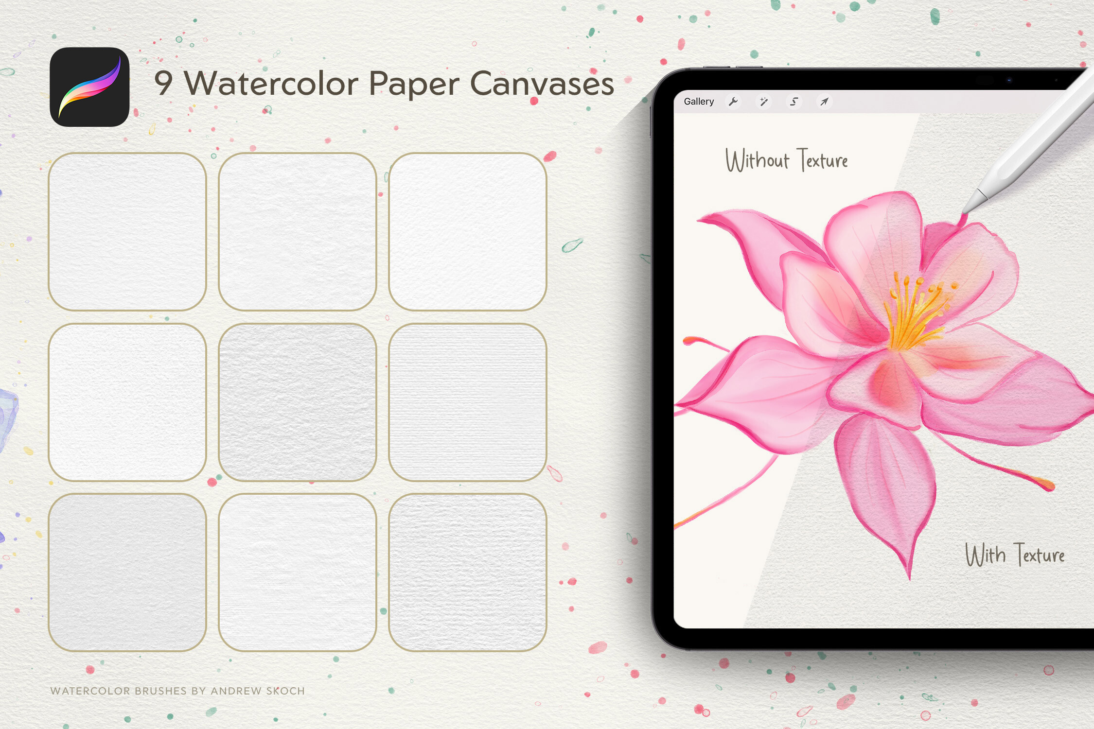 Realistic Watercolor Procreate Brushes - photo 7