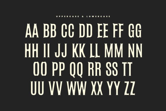 Rokun Metal Font PNG with transparent background - Preview 5