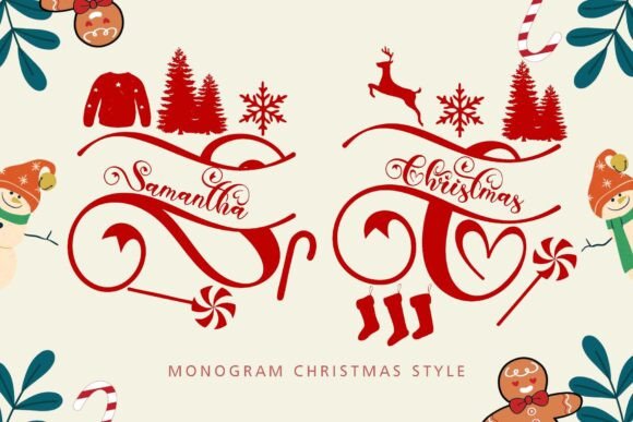 Samantha Christmas Script & Handwritten Font By yogaletter6