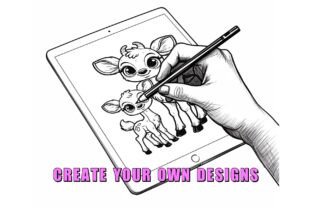50 Baby Animals Procreate Stamps Brushes Graphic by ProcreateSale ...