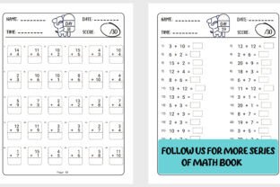 Addition Math Book for 1st Grade Graphic by Happy Time · Creative Fabrica
