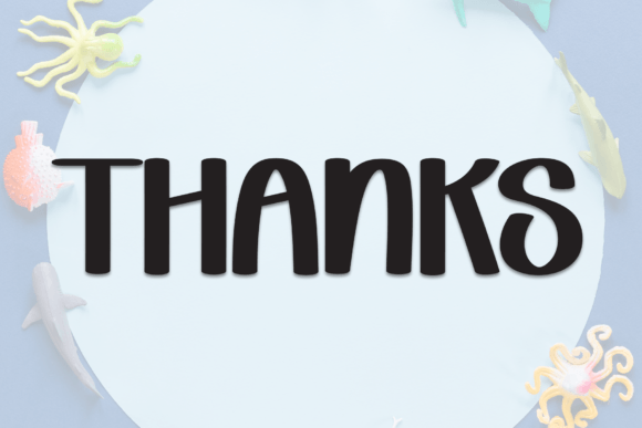 Baby Shark Font - Preview 6