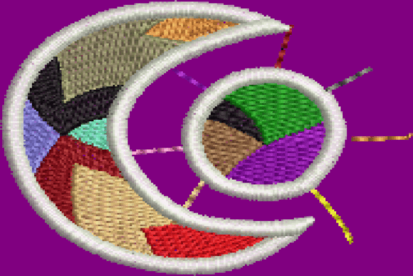 Embellished Crescent Design