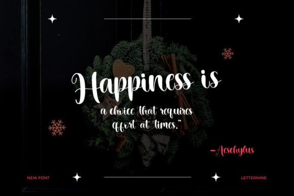 Slack on Christmas Font PNG with transparent background - Preview 1