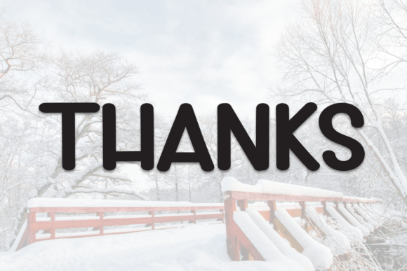 Snow Season Font PNG with transparent background - Preview 5