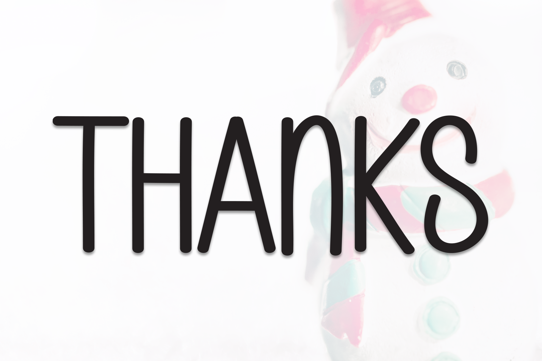 Snowman Christmas Font - photo 8