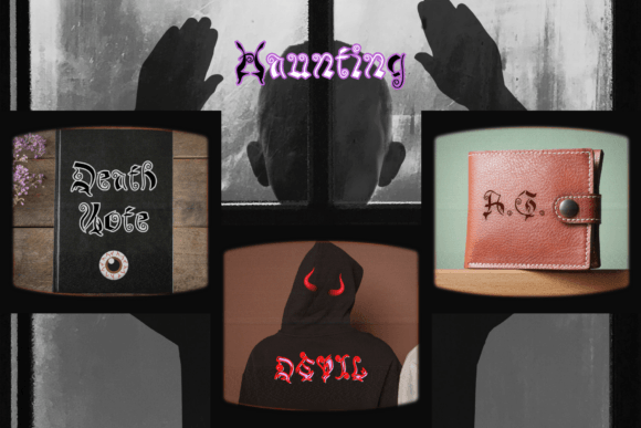 Black Demon Font - Preview 5
