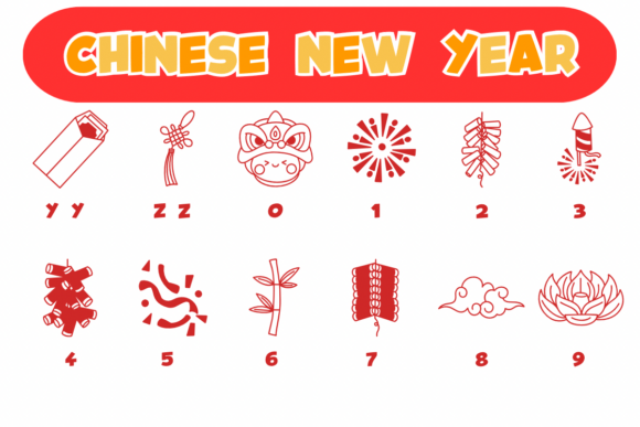 Chinese New Year Font - Preview 3