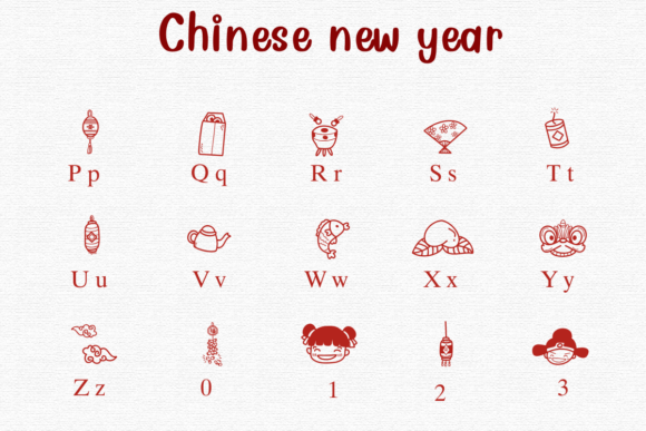 Chinese New Year Font - Preview 2