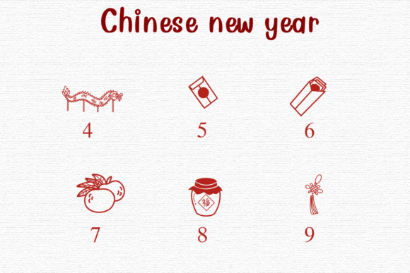 Chinese New Year Font - Preview 3