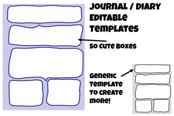 18 Editable Journal Template Designs & Graphics