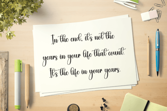 Embroidery Font - Preview 2