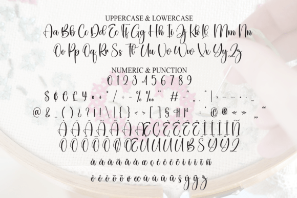 Embroidery Font - Preview 6